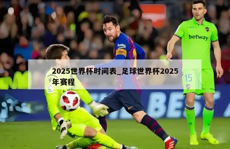 2025世界杯时间表_足球世界杯2025年赛程