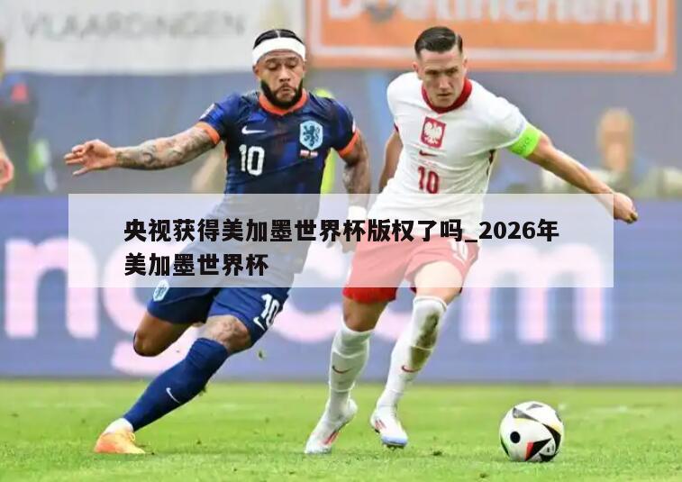央视获得美加墨世界杯版权了吗_2026年美加墨世界杯