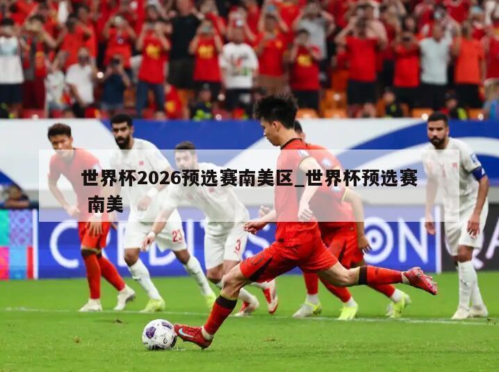 世界杯2026预选赛南美区_世界杯预选赛 南美